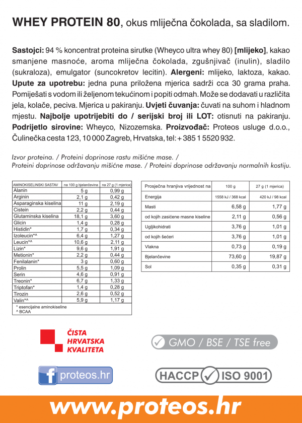 Whey protein 80 koncentrat - Slika 16