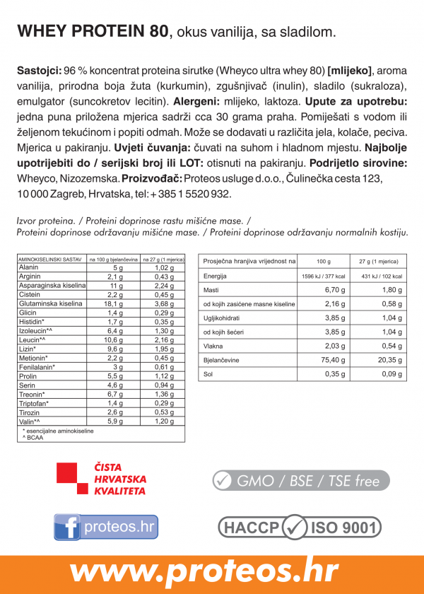 Whey protein 80 koncentrat - Slika 18