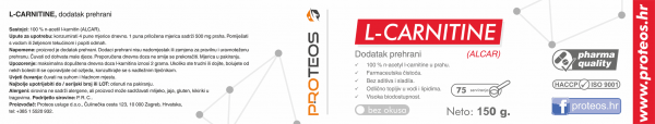 Acetil l-karnitin (ALCAR) prah 150 g - Slika 2