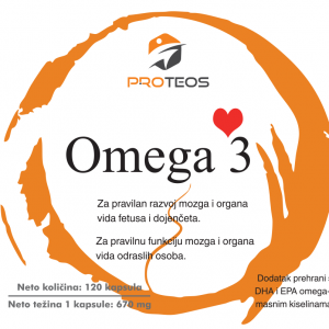 Alternative view of Omega 3 DHA kapsule