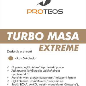 Potpuni gainer "Turbo masa extreme" - Slika 3