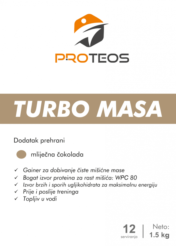 Osnovni gainer "Turbo masa" - Slika 3