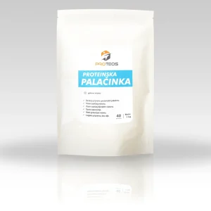 Pakiranje Proteos mješavine za proteinske palačinke s okusom vanilije, idealno za brz i zdrav obrok s visokim udjelom proteina.