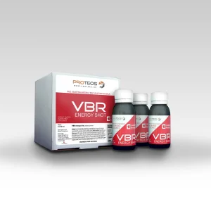 VBR Energy Shot u bočici od 60 ml, osvježavajući energetski napitak s kofeinom i taurinom za fokus i podizanje energije.